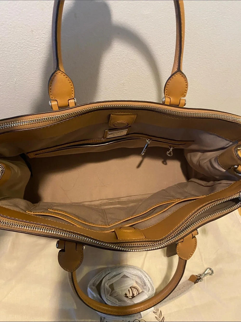 Ralph Lauren structured satchel